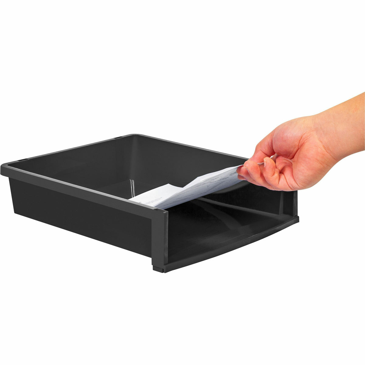 Storex Quick Stack Construction Paper Sorter, 500 x Sheet, 3 Compartments, 8.40" x 11.25" x 13" (STX61642U01C)