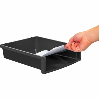 Storex Quick Stack Construction Paper Sorter, 500 x Sheet, 3 Compartments, 8.40" x 11.25" x 13" (STX61642U01C)