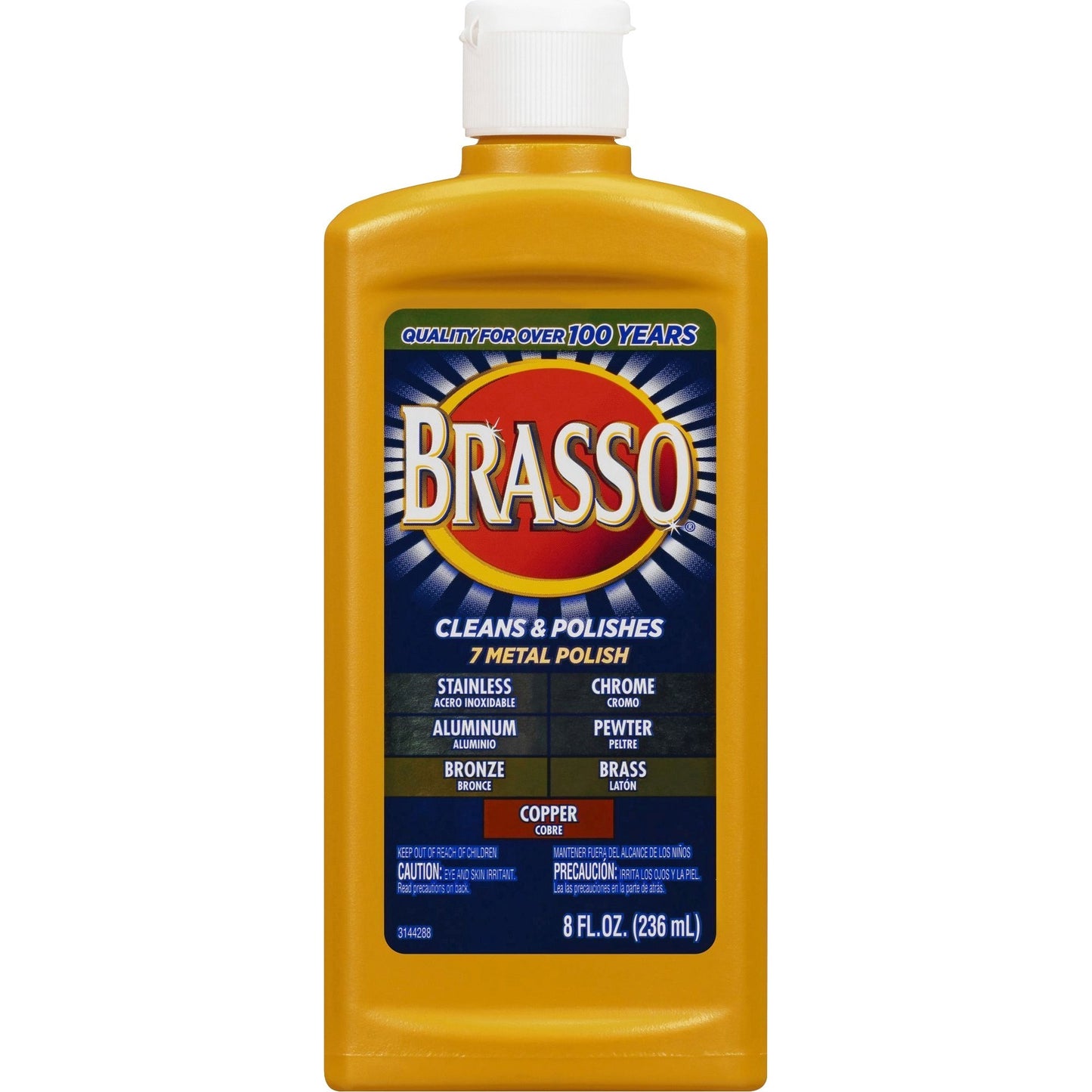 Brasso Metal Polish, 8 fl oz (RAC89334)