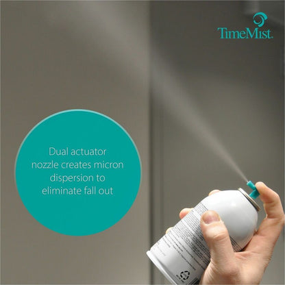 TimeMist Metered 30-Day Vanilla Cream Scent Refill, Spray, 6000 ft³, 5.3 fl oz (0.2 quart), Vanilla Cream (TMS1042737EA)