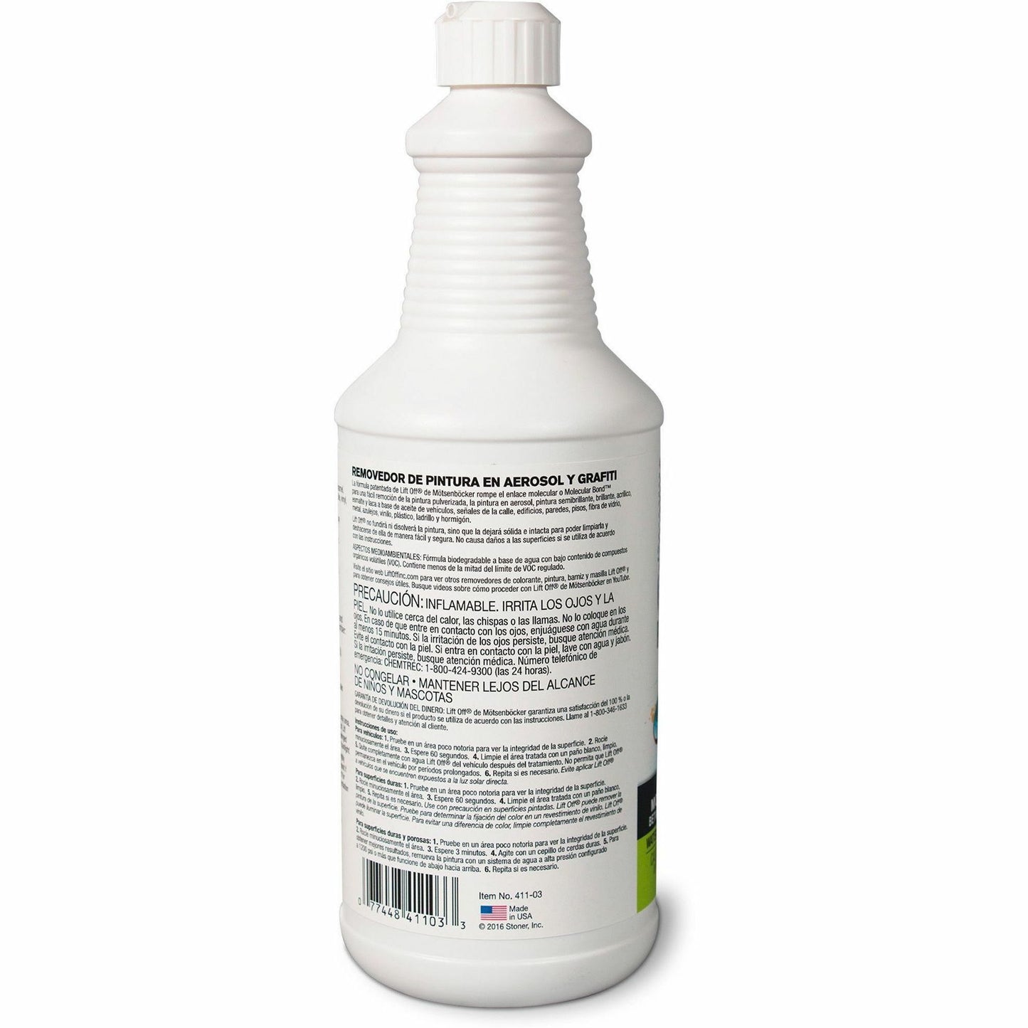MÃ¶tsenbÃ¶cker's Lift Off Spray Paint/Graffiti Remover, 32 fl oz (1 quart) (MOT41103EA)