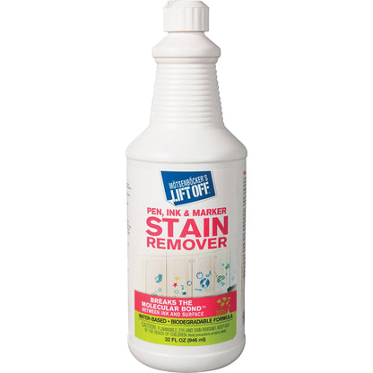 MÃ¶tsenbÃ¶cker's Lift Off Pen/Ink/Marker Stain Remover, 32 fl oz (1 quart) (MOT40903EA)