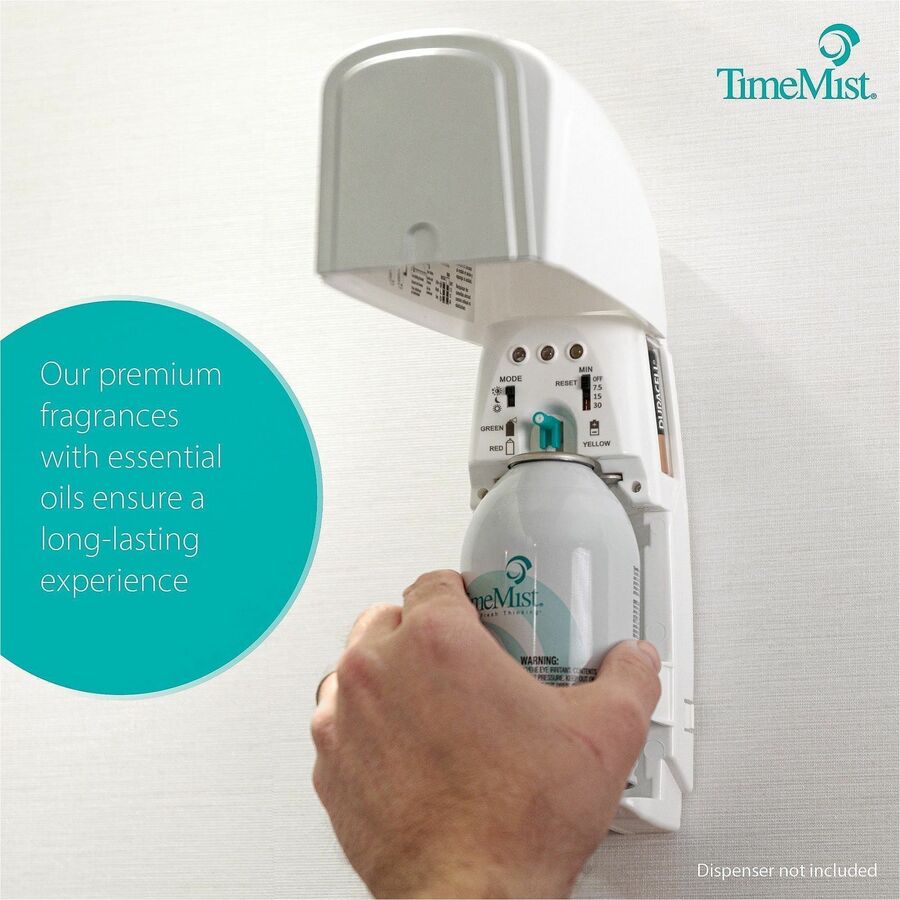 TimeMist Premium Air Freshener Spray, Aerosol, 5.3 fl oz, Cinnamon, 30 Day (TMS1042746EA)