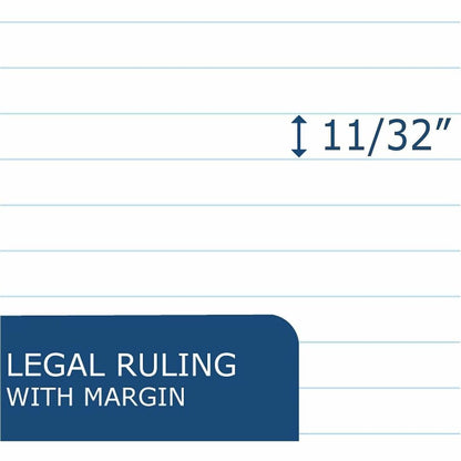 Roaring Spring USDA Certified Bio-Preferred Junior Size Legal Pads, 40 Sheets, 80 Pages (ROA24316)
