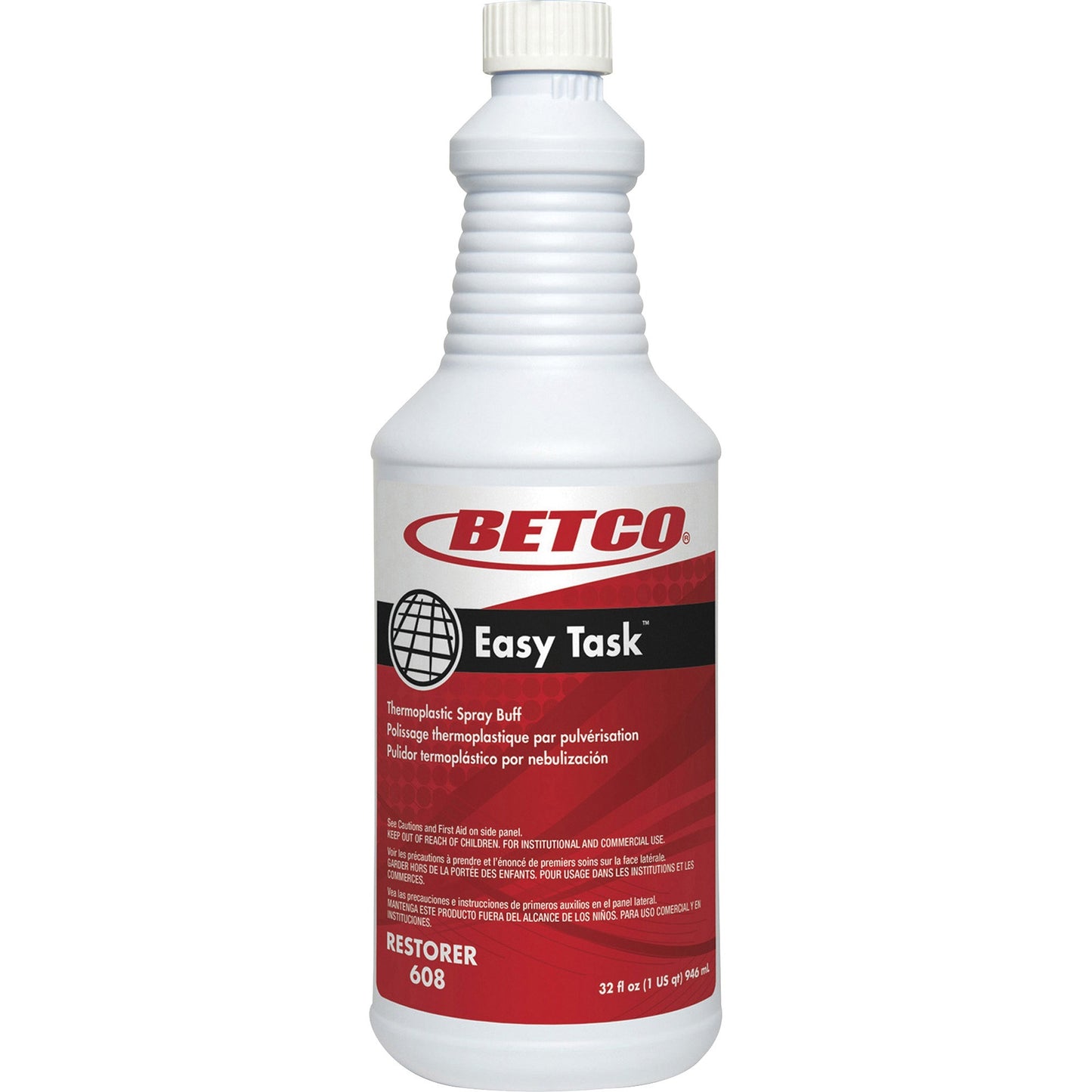 Betco Easy Task Thermoplastic Spray Buff, Ready-To-Use, 32 fl oz, Clean Bouquet Scent (BET6081200)