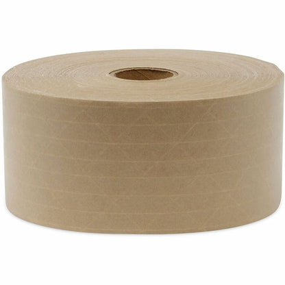 Universal Packaging Tape, 150 yd Length x 3" x 5 mil Thickness, 3" Core, Brown, Kraft/Glass Fiber Backing, 10/Carton (UNV44HD007)