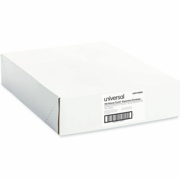 Universal Envelope, Catalog, #13 1/2, 18 lb, Self Adhesive, White, Tyvek, 100/Carton (UNV19002)