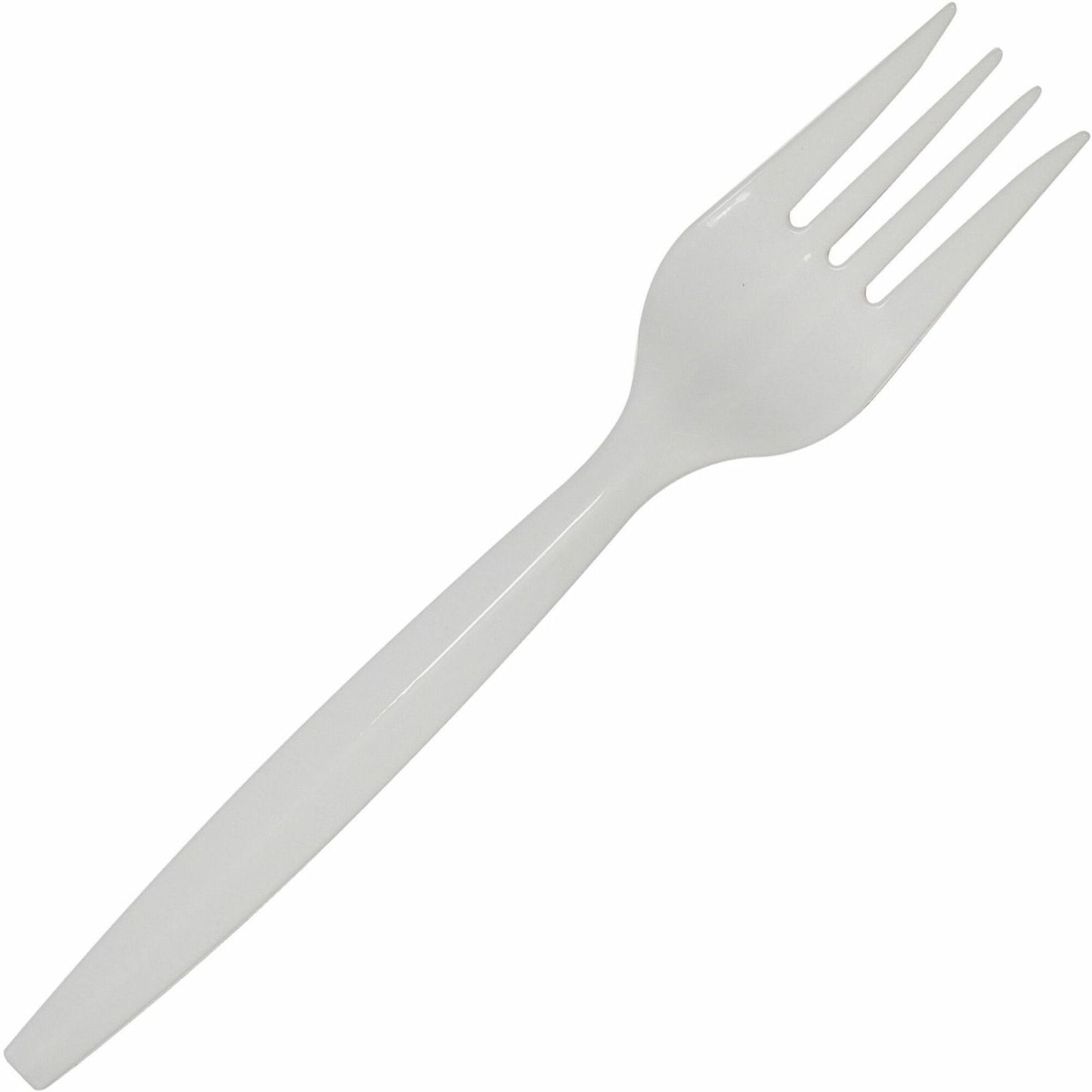 Dixie® SmartStock Plastic Cutlery Refill, Fork, 5.8", Series-B Mediumweight, White, 40/Pack, 24 Packs/Carton (DXESSF21P)