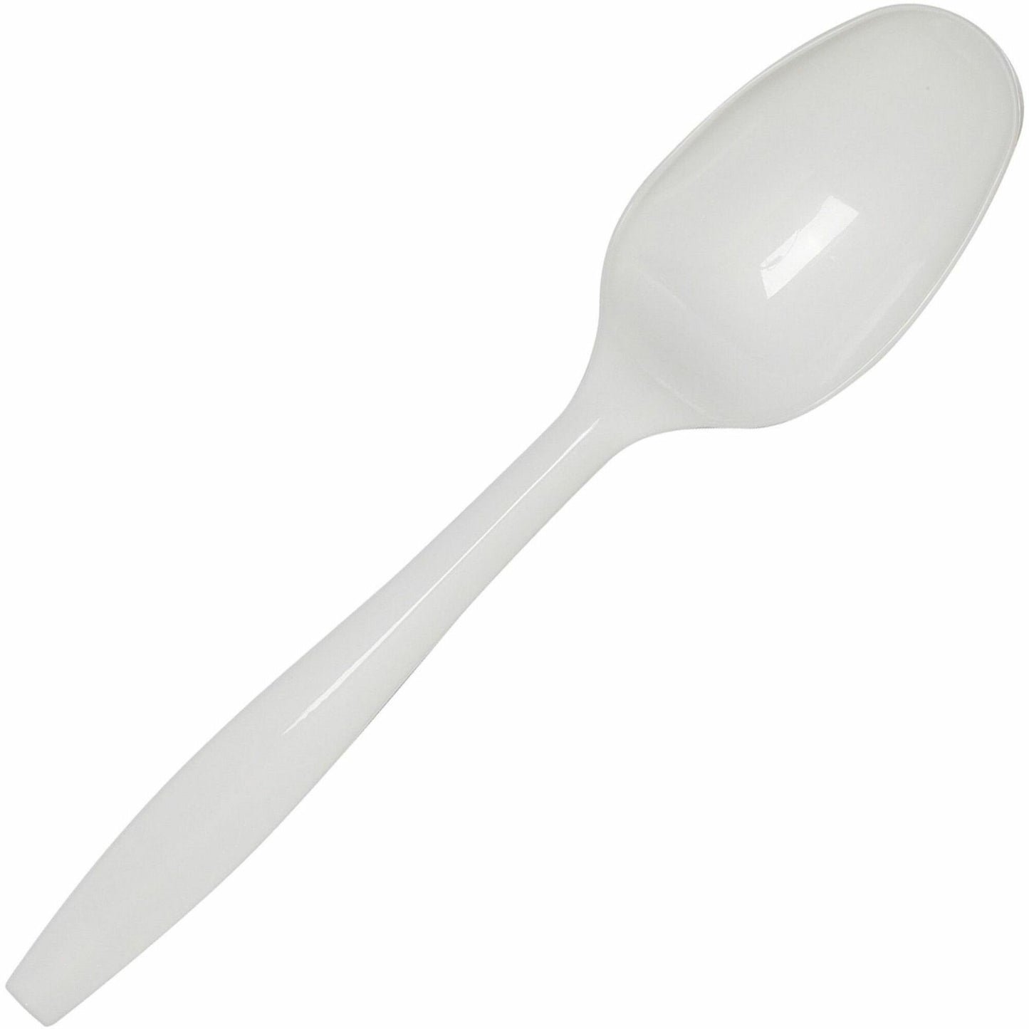 Dixie® SmartStock Plastic Cutlery Refill, Teaspoon, 5.5", Series-B Mediumweight, White, 40/Pack, 24 Packs/Carton (DXESSS21P)