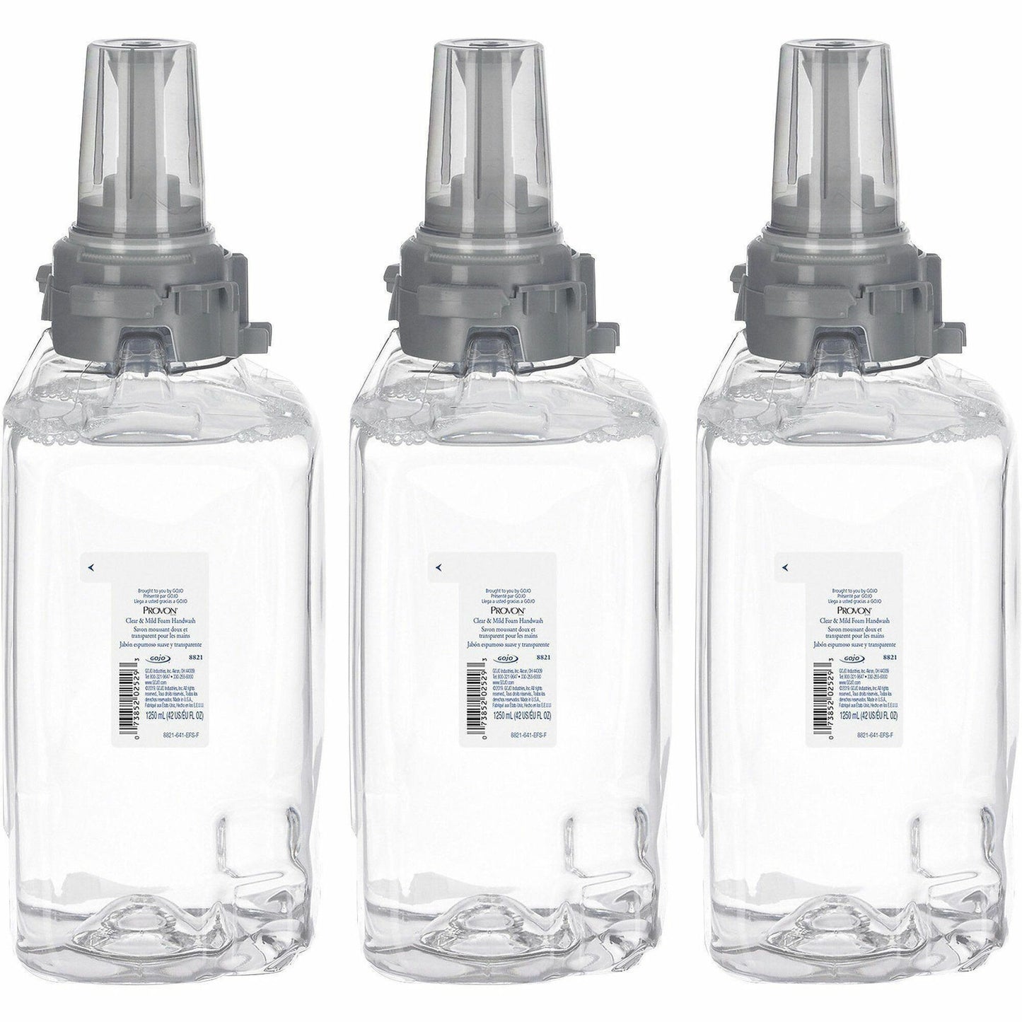 Provon ADX-12 Clear & Mild Foam Handwash, Fragrance-free Scent, 1.32 quart (GOJ882103EA)