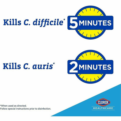Clorox Healthcare Spore Defense Cleaner Disinfectant Refill, Ready-To-Use, 128 fl oz (CLO32122)