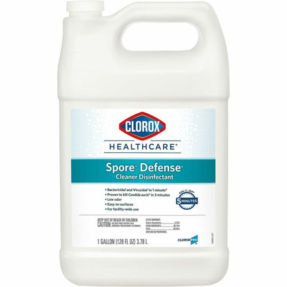Clorox Healthcare Spore Defense Cleaner Disinfectant Refill, Ready-To-Use, 128 fl oz (CLO32122)