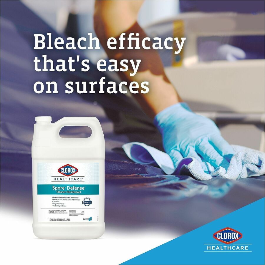 Clorox Healthcare Spore Defense Cleaner Disinfectant Refill, Ready-To-Use, 128 fl oz (CLO32122)