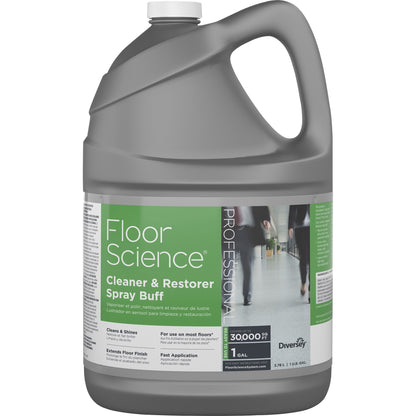 Diversey Floor Science Cleaner Spray Buff, Ready-To-Use, 128 fl oz (4 quart), Characteristic Scent (DVOCBD540458EA)