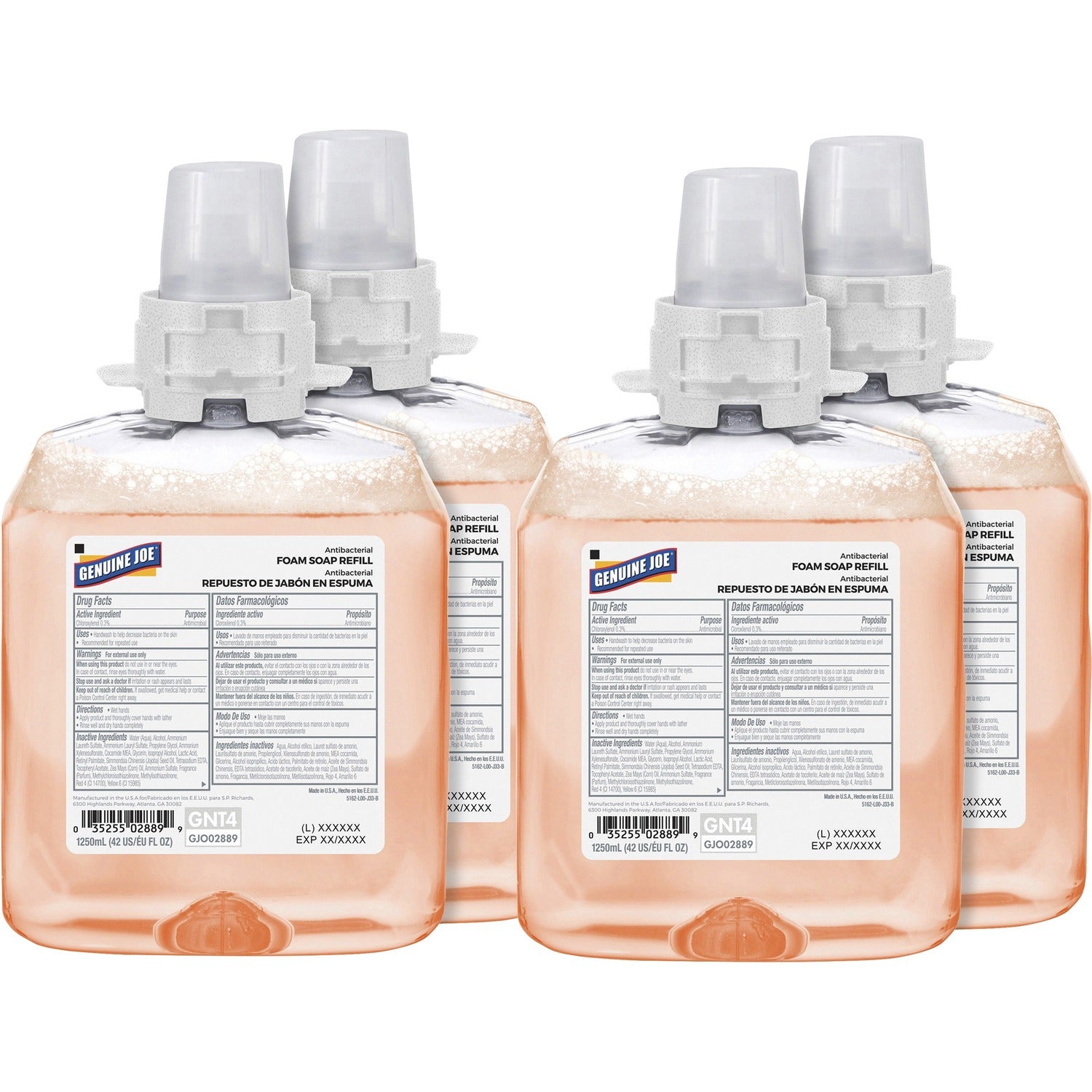 genuine-joe-antibacterial-foam-soap-refill-orange-blossom-scent-42-3-fl-oz-1250-ml-bacteria-remover-orange-4-carton-num-gjo02889ct_1