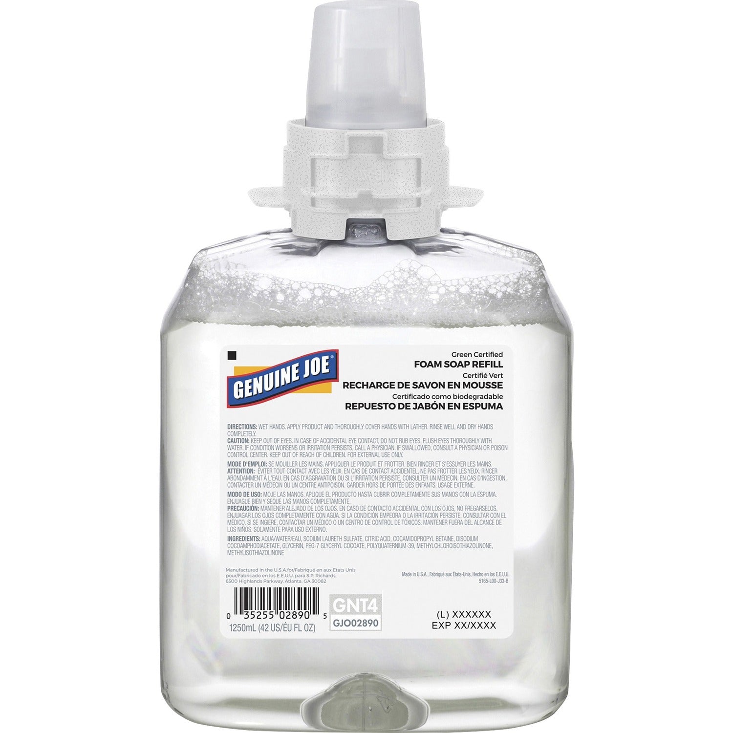 genuine-joe-green-certified-soap-refill-fragrance-free-scent-42-3-fl-oz-1250-ml-clear-unscented-num-gjo02890_1