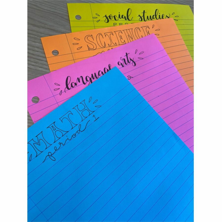 astrobrights-filler-paper-100-sheets-wide-ruled-front-ruling-3-holes-24-lb-basis-weight-8-x-10-1-2-sheet-size-neon-blue-paper-hole-punched-acid-free-100-pack-wau2591001_2