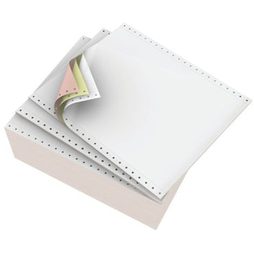 Domtar Continuous Paper, 9 1/2" x 11", Canary, Multicolor, 1200/Carton (DMR951323)