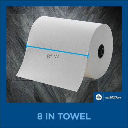 enMotion Paper Towel Rolls, 8 1/4" x 550', 1 Ply, 1 3/4" Core, 6/Carton (GPC89720)
