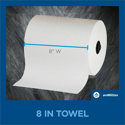 enMotion 1-Ply Paper Towel Rolls, EPA, 8-1/4" x 550', 1 3/4" Core, 6/Carton (GPC89730)