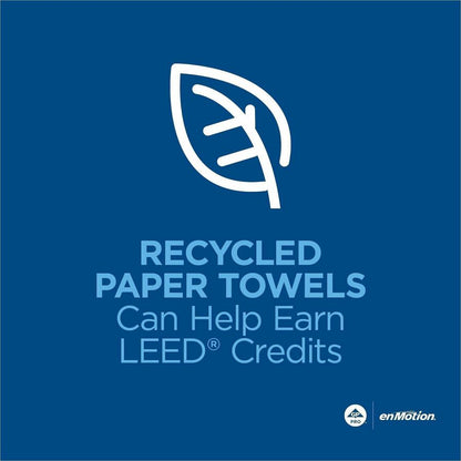 enMotion 1-Ply Paper Towel Rolls, EPA, 8-1/4" x 550', 1 3/4" Core, 6/Carton (GPC89730)