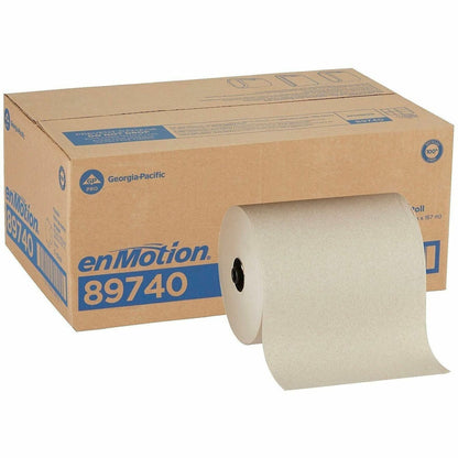 enMotion Flex Recycled Paper Towel Rolls, 550 Sheets/Roll, Brown, 6/Carton (GPC89740)