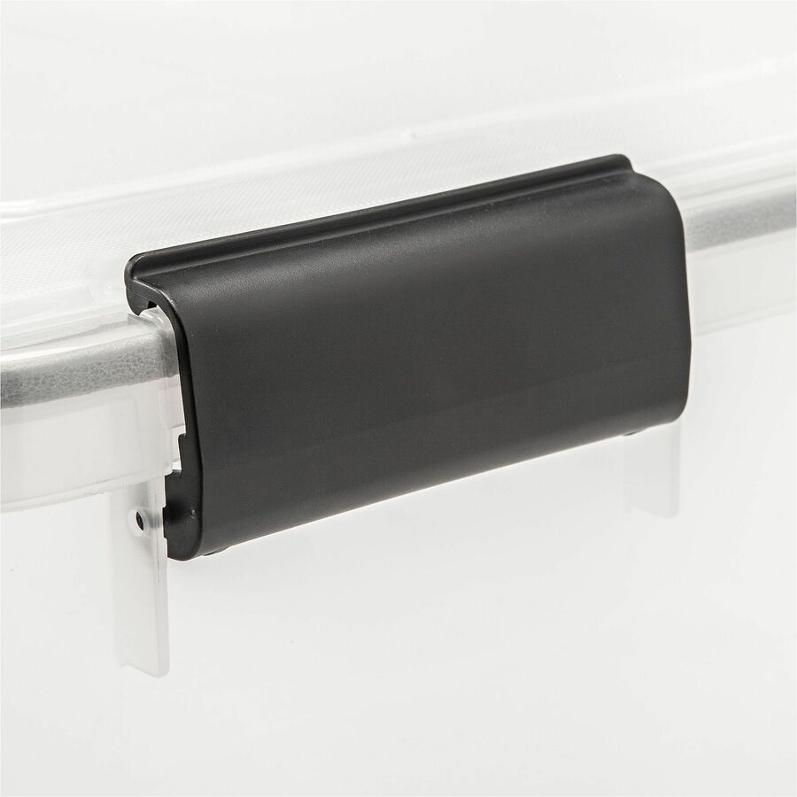 IRIS Weathertight Storage Box, 46 Quarts, 11 4/5"H x 15 4/5"W x 19 7/10"D, Clear, 40 lb, 11.65 gal, Latch Closure (IRS110450)