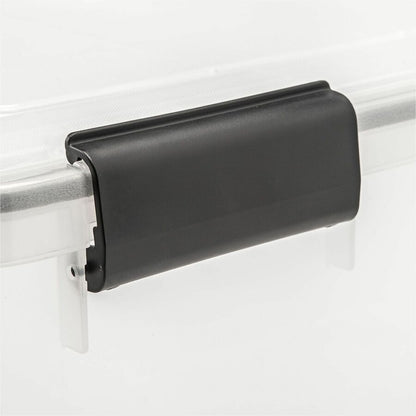IRIS Weathertight Storage Box, 46 Quarts, 11 4/5"H x 15 4/5"W x 19 7/10"D, Clear, 40 lb, 11.65 gal, Latch Closure (IRS110450)