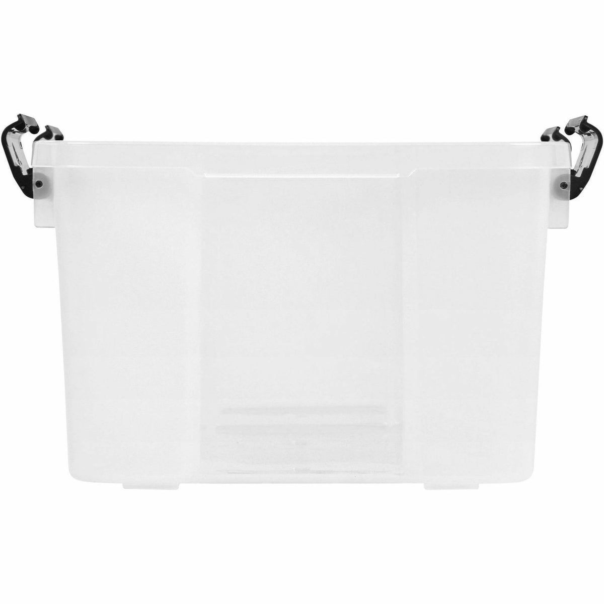 IRIS Weathertight Storage Box, 46 Quarts, 11 4/5"H x 15 4/5"W x 19 7/10"D, Clear, 40 lb, 11.65 gal, Latch Closure (IRS110450)
