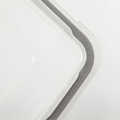 IRIS Weathertight Storage Box, 46 Quarts, 11 4/5"H x 15 4/5"W x 19 7/10"D, Clear, 40 lb, 11.65 gal, Latch Closure (IRS110450)