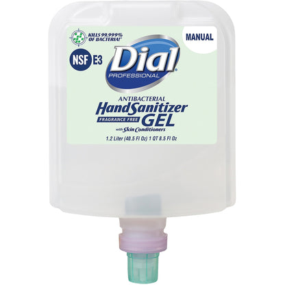 Dial Hand Sanitizer Gel Refill, 1.27 quart (DIA19708)