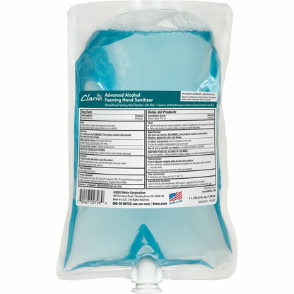 Betco Clario Hand Sanitizer Foam Refill, Citrus Scent, 1.06 quart (BET7952900)