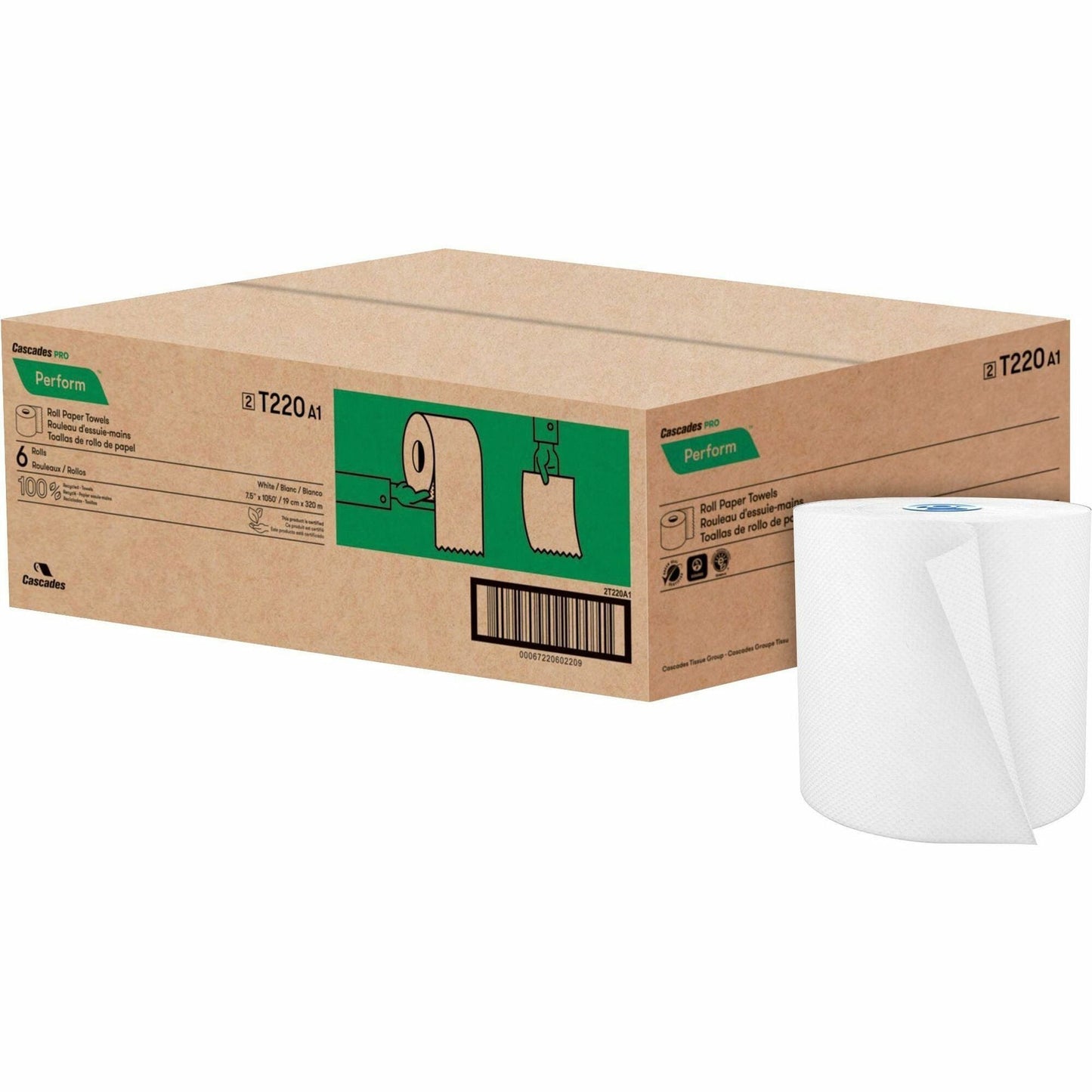 cascades-tandem-paper-towel-1-ply-1-93-core-white-6-rolls-per-container-csdt220_1