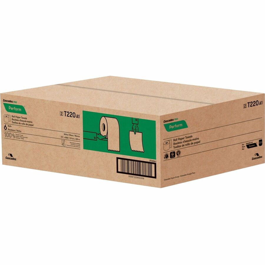cascades-tandem-paper-towel-1-ply-1-93-core-white-6-rolls-per-container-csdt220_2