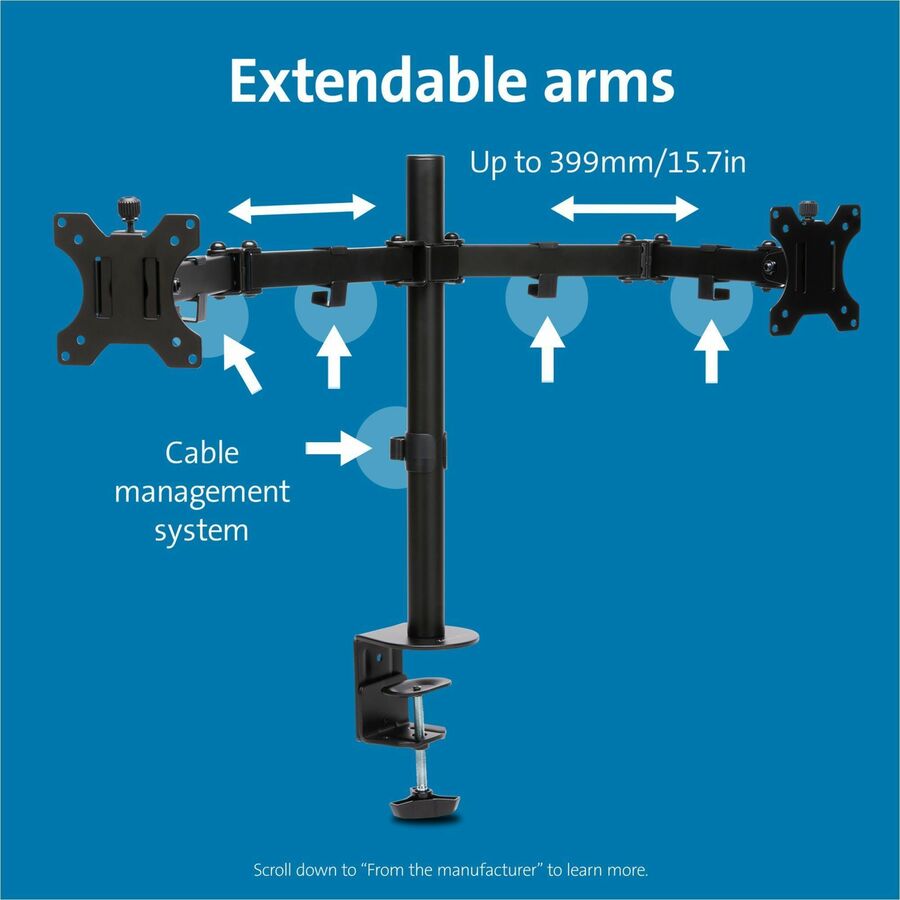kensington-smartfit-mounting-arm-for-monitor-height-adjustable-2-displays-supported-32-screen-support-35-27-lb-load-capacity-kmw55409_3