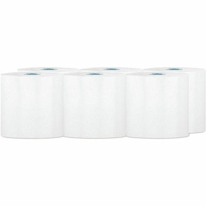 Cascades PRO Roll Towels for Tandem, 775', 1 Ply, 7.50" x 775', White, Fiber Paper, 6/Carton (CSDT110)