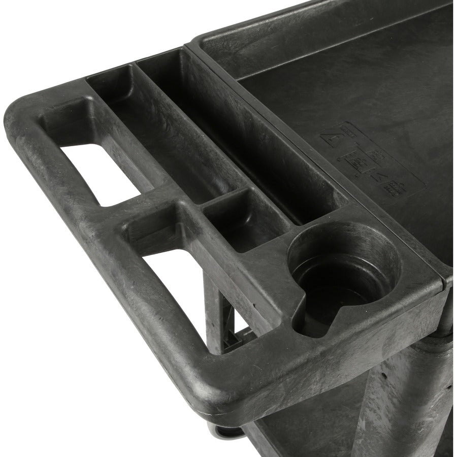 Lorell Storage Bin Utility Cart, 37.50" x 17" x 39" (LLR03611)