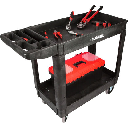 Lorell Storage Bin Utility Cart, 37.50" x 17" x 39" (LLR03611)