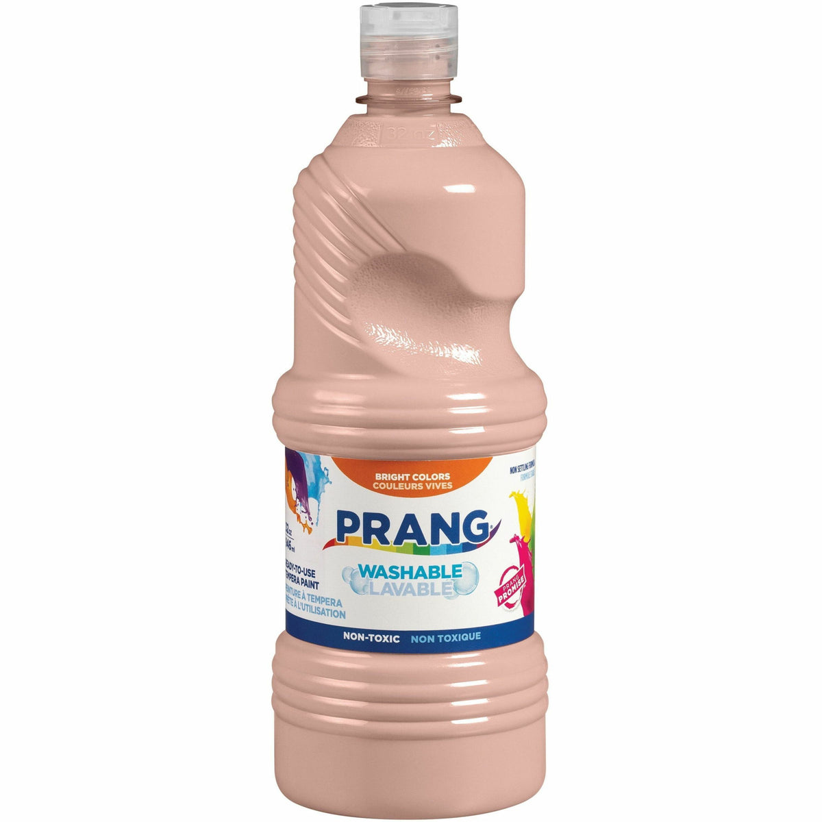 Prang Ready-to-Use Washable Tempera Paint, Peach, 1 quart, Washable (DIXX10911)