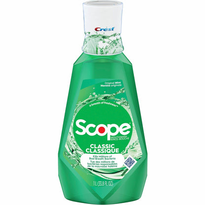 Crest Scope Classic Mouthwash, Mint, 1.06 quart (PGC95662EA)