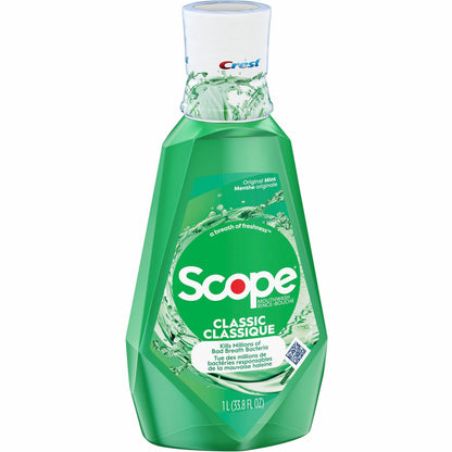 Crest Scope Classic Mouthwash, Mint, 1.06 quart (PGC95662EA)