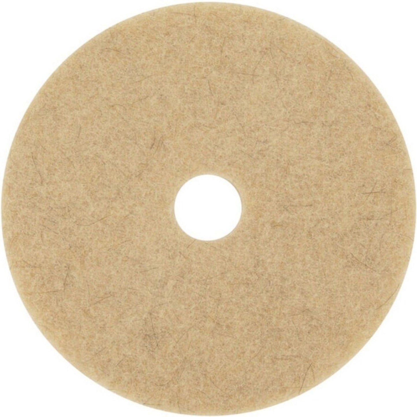 3M Natural Blend Tan Pad 3500, 27" Diameter x 1" Thickness, Tan, 5/Carton (MMM20317)