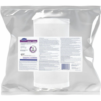 Diversey One-Step Ready-to-Use Hospital Disinfectant Cleaner Wipe Refill, Cherry Almond Scent, 160/Pack (DVO100850925EA)