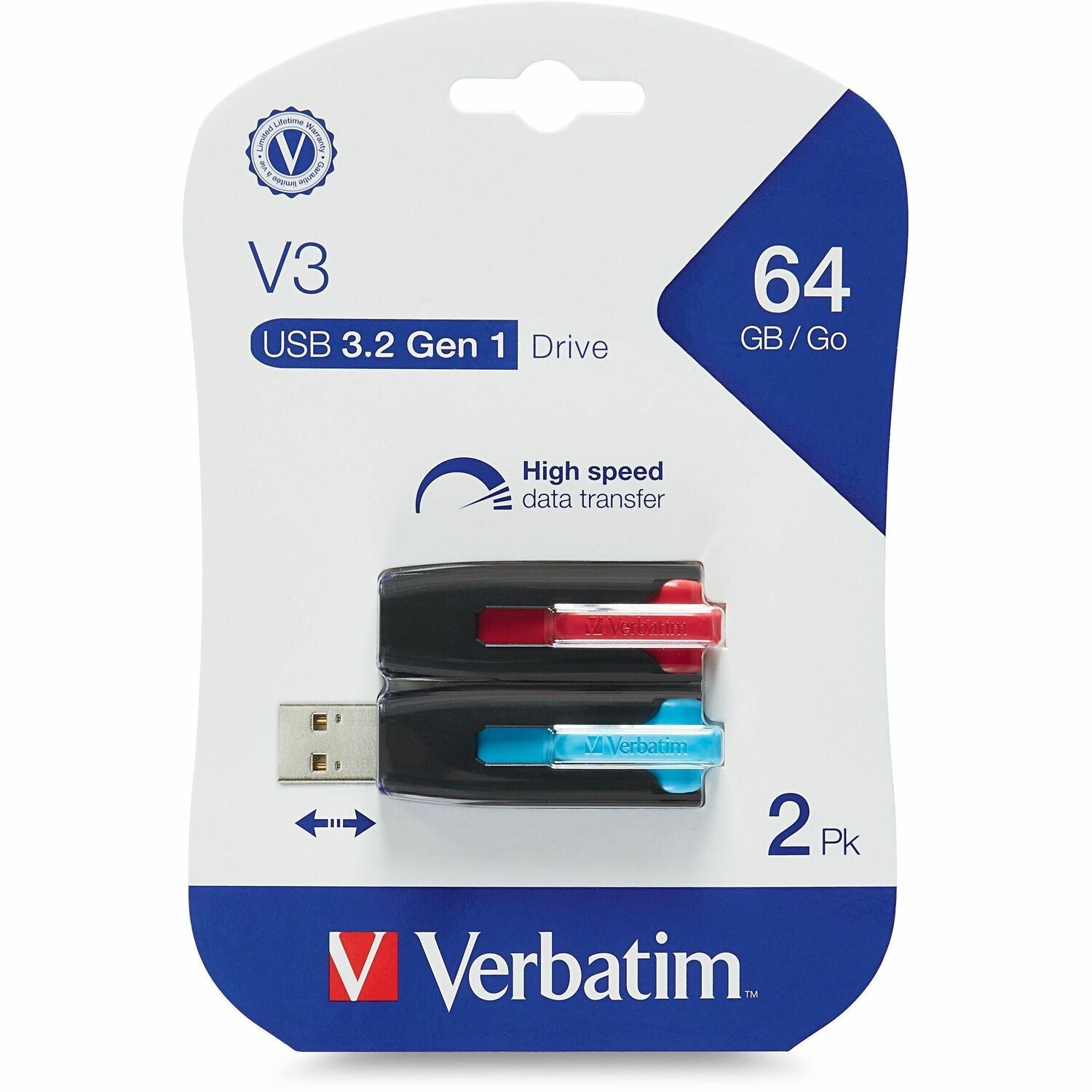 verbatim-64gb-store-n-go-v3-usb-3-0-flash-drive-2pk-red-num-ver70899_1