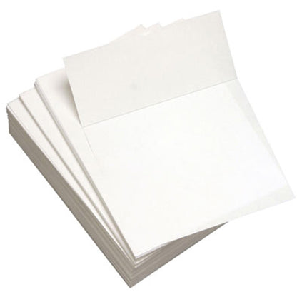 Lettermark Punched & Perforated Papers with Perforations 3-2/3" from the Bottom, 8 1/2" x 11", 500/Ream, 5/Carton (DMR8821CT)