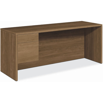 HON® 10500 Series 3/4-Height Left Pedestal Credenza, 72" x 24" x 29.5", Pinnacle (HON10546LPINC)