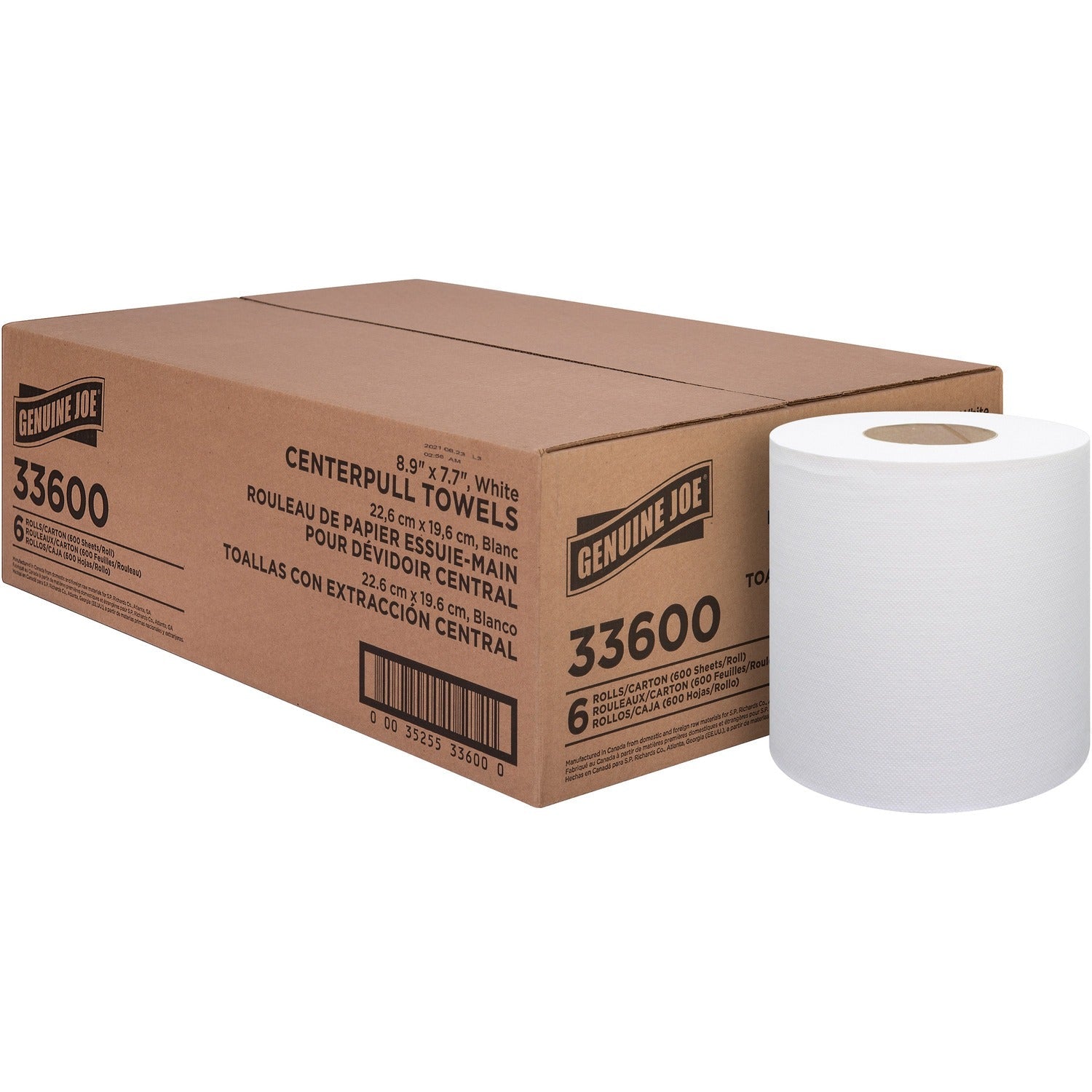 genuine-joe-centerpull-towel-rolls-600-sheets-roll-white-virgin-fiber-center-pull-num-gjo33600_1
