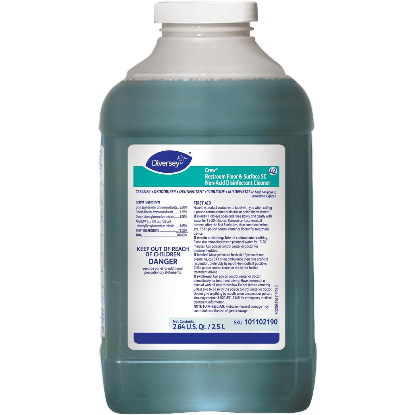 diversey-crew-restroom-disinfectant-cleaner-liquid-84-5-fl-oz-2-6-quart-fresh-scentbottle-2-carton-green-num-dvo101102190_1