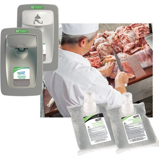 Health Guard Foaming E2 Sanitizing Hand Soap, 1.06 quart, 6/Carton (KUT68341)