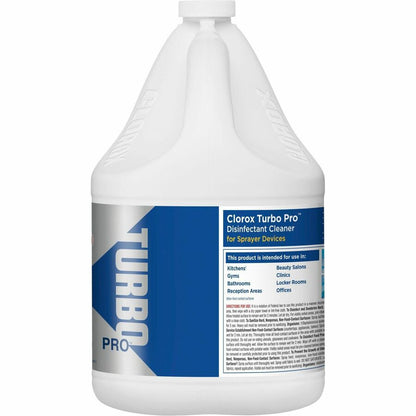 Clorox Turbo Pro Disinfectant Cleaner for Sprayer Devices, 121 fl oz (3.8 quart), Fresh Scent (CLO60091EA)